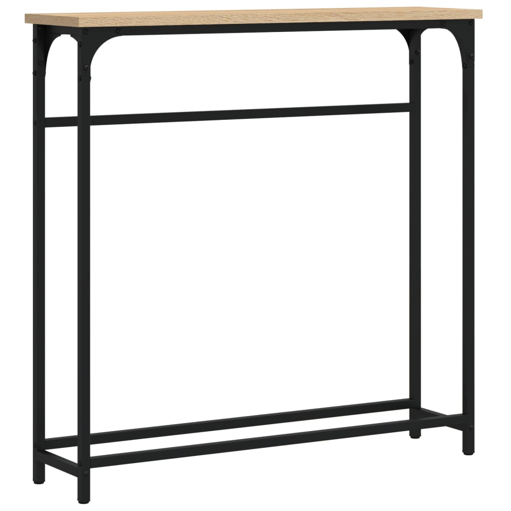 Konsolentisch Sonoma-Eiche 75 x 19,5 x 75 cm Holzwerkstoff