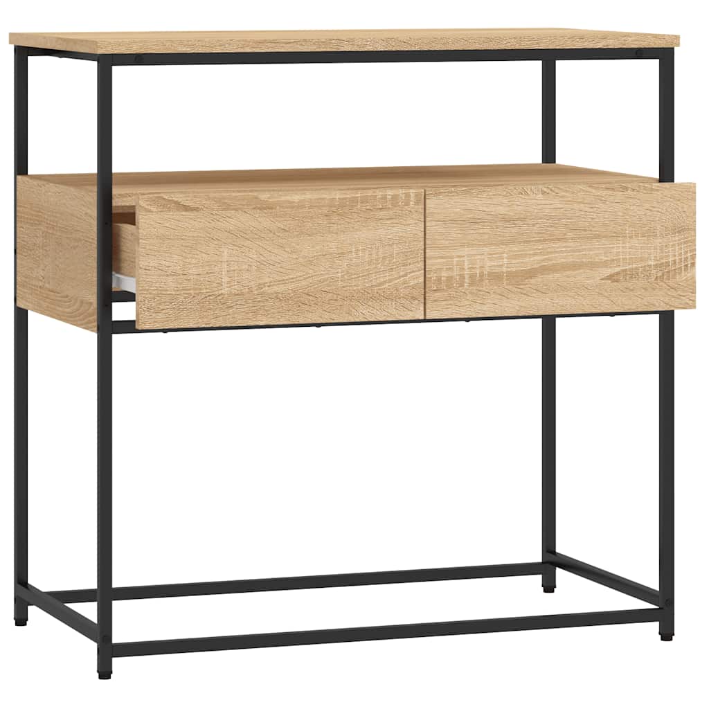 Konsolentisch Sonoma-Eiche 75 x 40 x 75 cm Holzwerkstoff