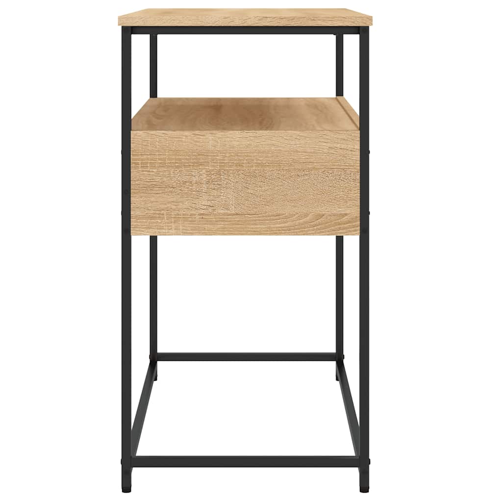 Konsolentisch Sonoma-Eiche 75 x 40 x 75 cm Holzwerkstoff