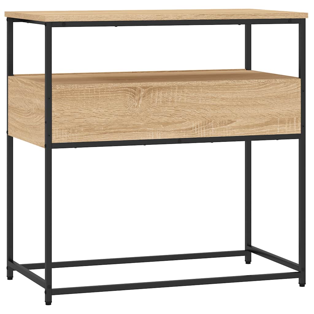Konsolentisch Sonoma-Eiche 75 x 40 x 75 cm Holzwerkstoff