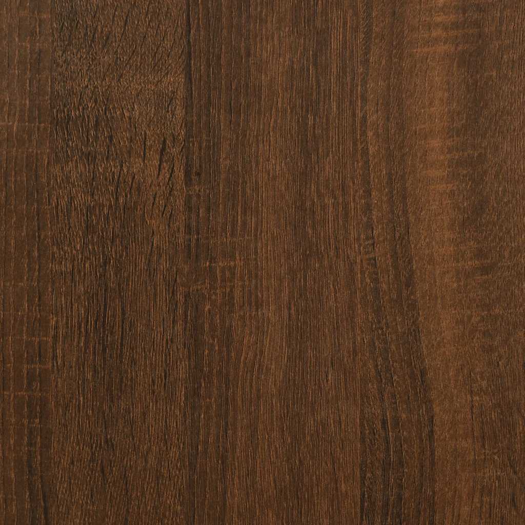 Konsolentisch Braun Eichen-Optik 75x40x75 cm Holzwerkstoff