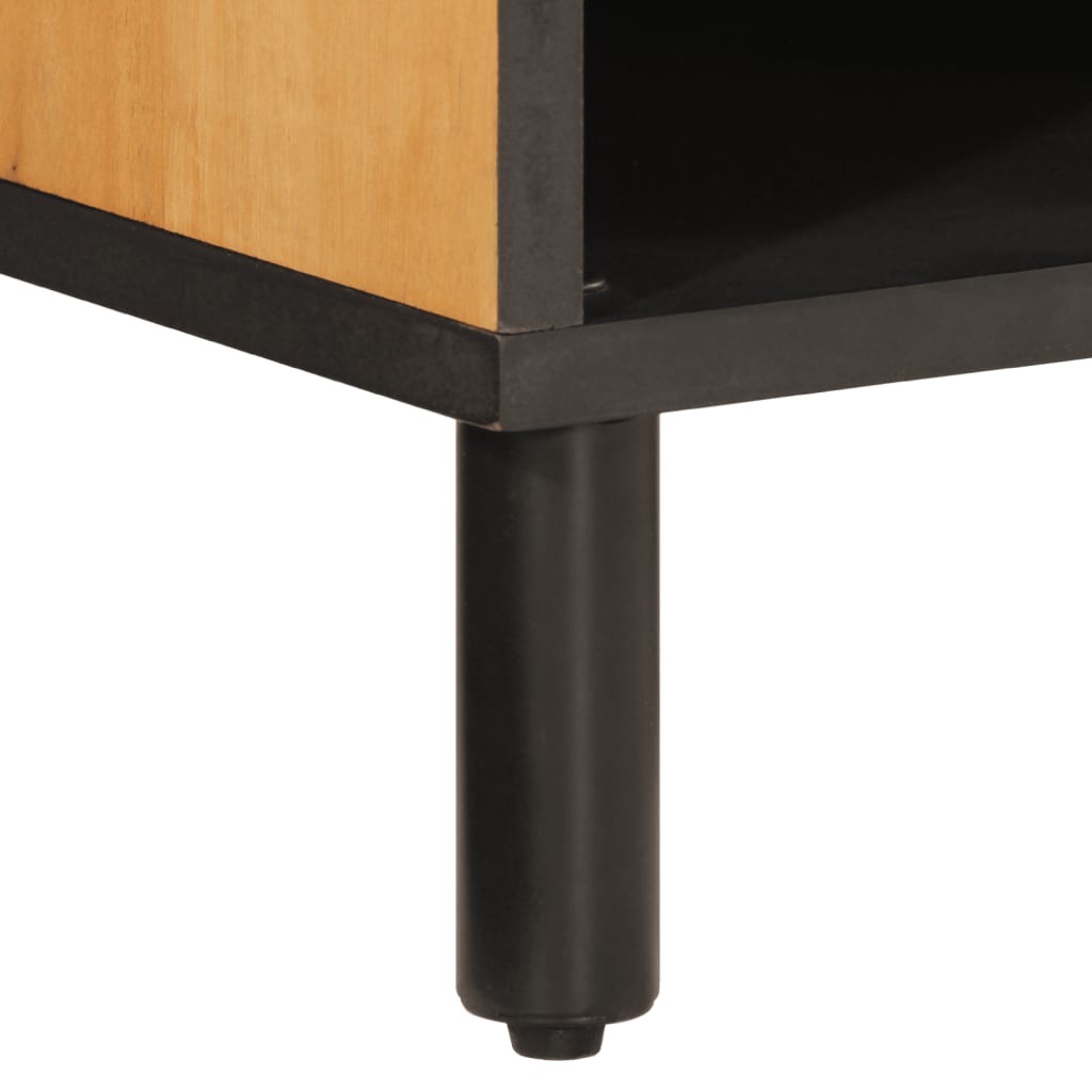 Beistellschrank 80x33x75 cm Massivholz Akazie