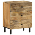 Nachttisch 50x33x60 cm Massivholz Mango