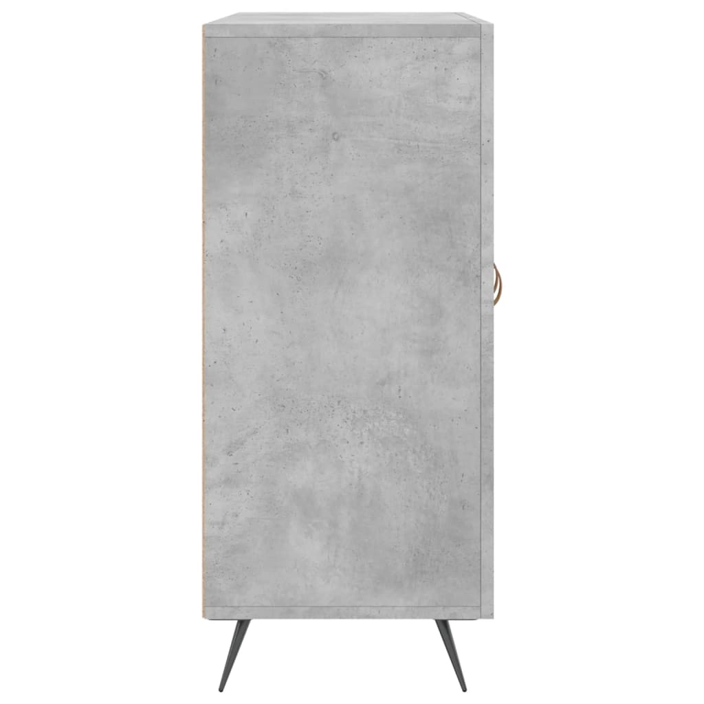 Sideboard Betongrau 90x34x80 cm Holzwerkstoff