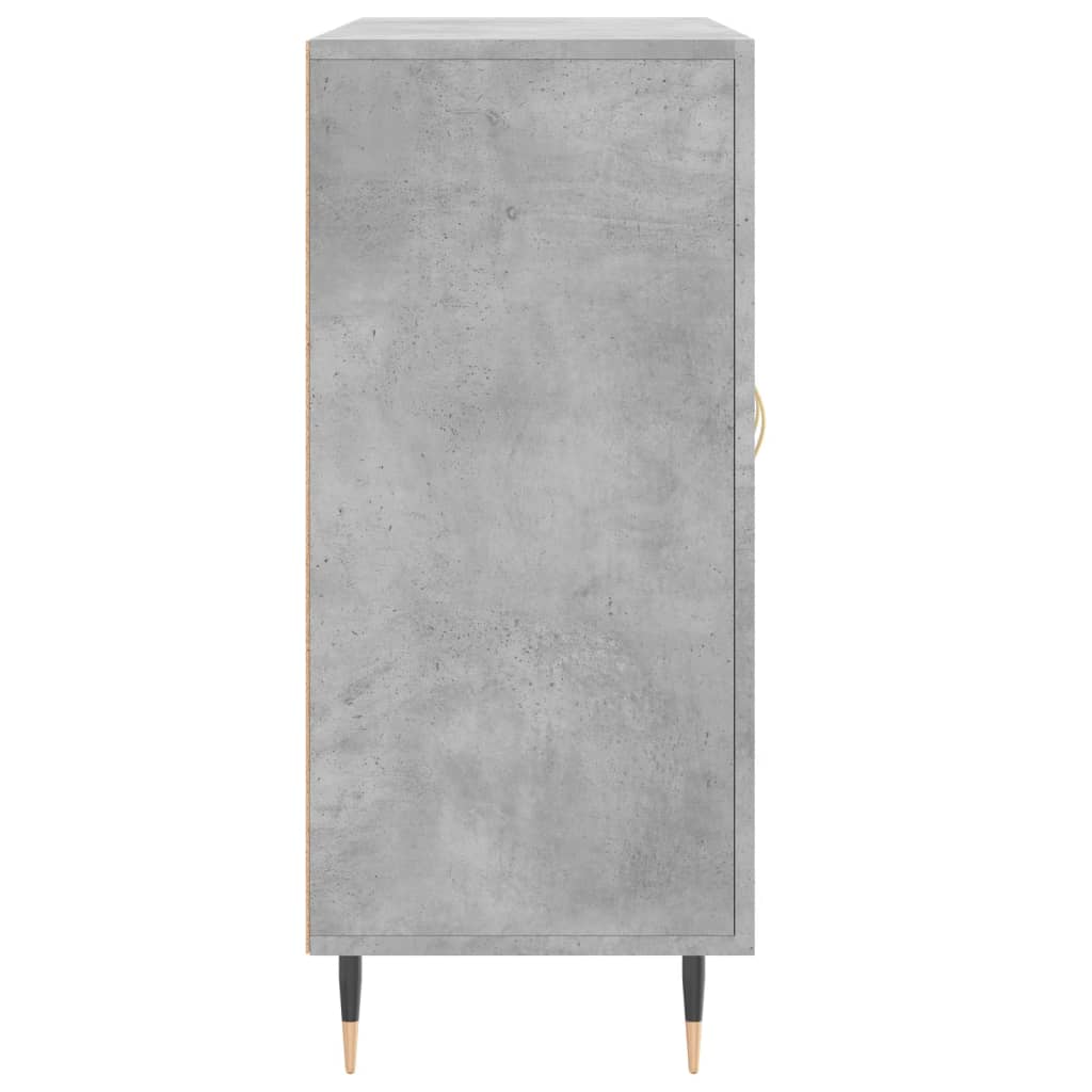 Sideboard Betongrau 90x34x80 cm Holzwerkstoff