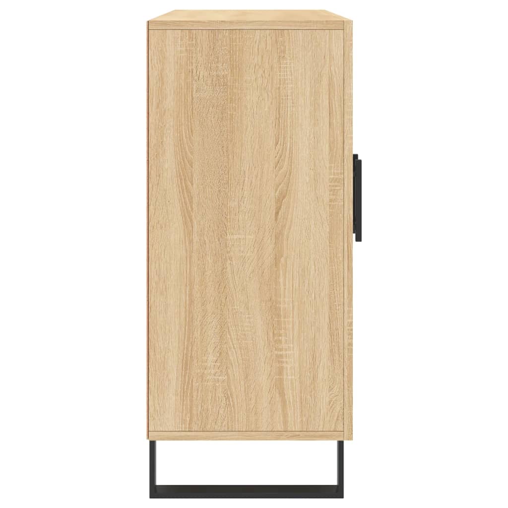 Sideboard Sonoma-Eiche 90x34x80 cm Holzwerkstoff