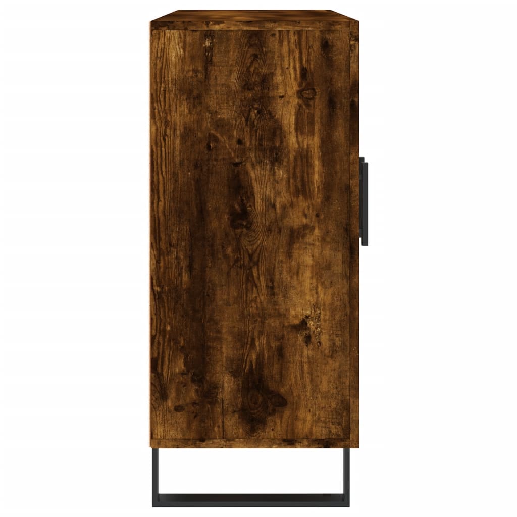 Sideboard Räuchereiche 90x34x80 cm Holzwerkstoff