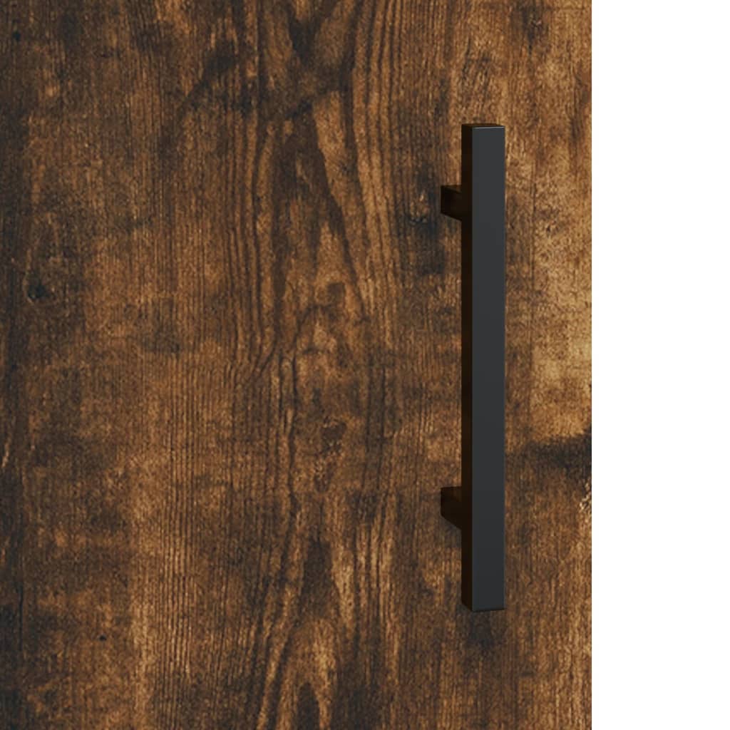 Sideboard Räuchereiche 90x34x80 cm Holzwerkstoff