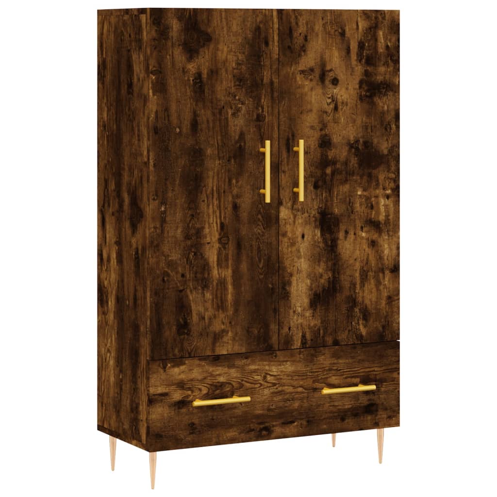 Highboard Räuchereiche 69,5x31x115 cm Holzwerkstoff
