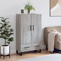 Highboard Grau Sonoma 69,5x31x115 cm Holzwerkstoff