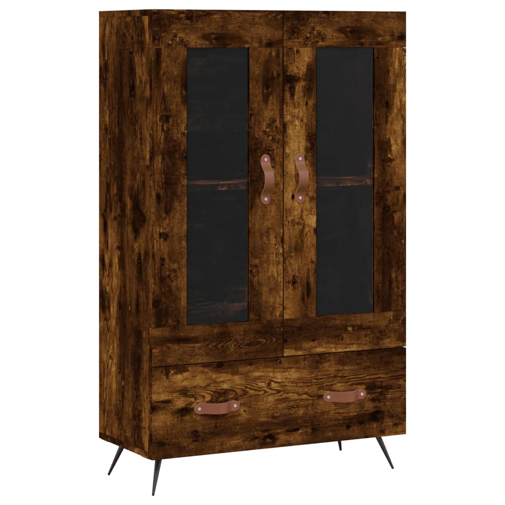 Highboard Räuchereiche 69,5x31x115 cm Holzwerkstoff