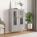 Highboard Grau Sonoma 69,5x31x115 cm Holzwerkstoff