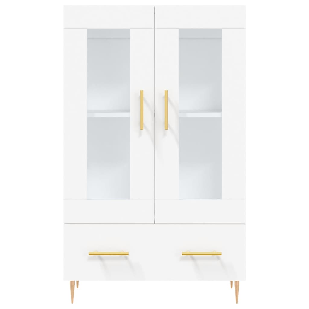 Highboard Weiß 69,5x31x115 cm Holzwerkstoff