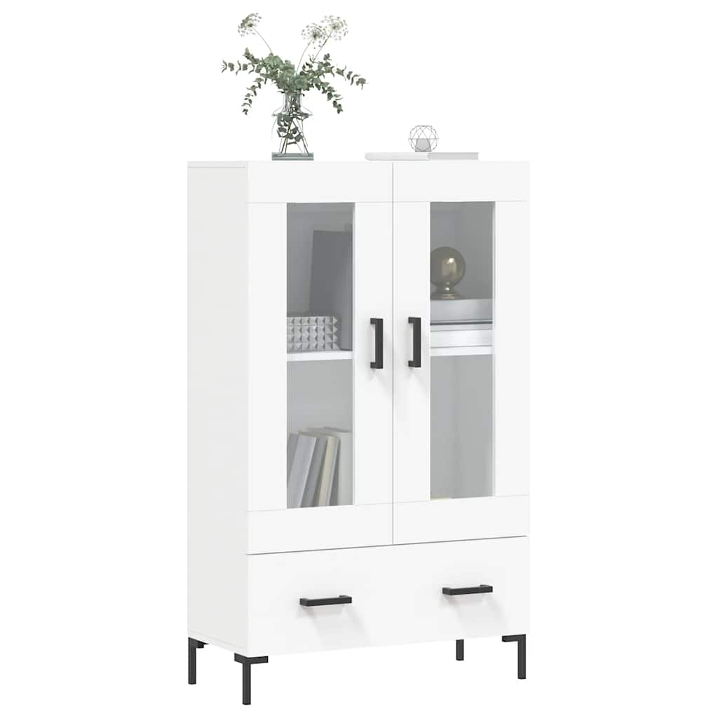 Highboard Weiß 69,5x31x115 cm Holzwerkstoff