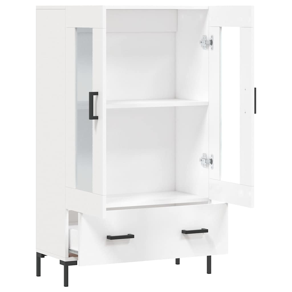 Highboard Weiß 69,5x31x115 cm Holzwerkstoff