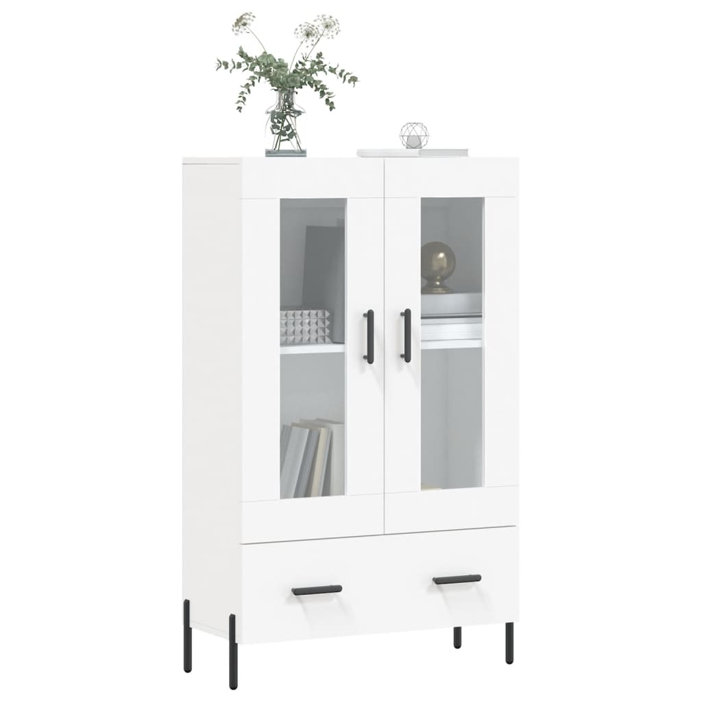 Highboard Weiß 69,5x31x115 cm Holzwerkstoff