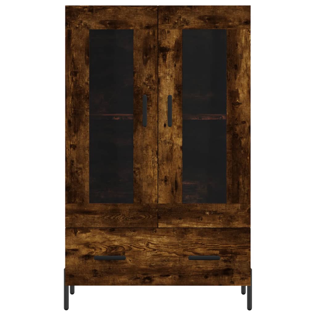 Highboard Räuchereiche 69,5x31x115 cm Holzwerkstoff