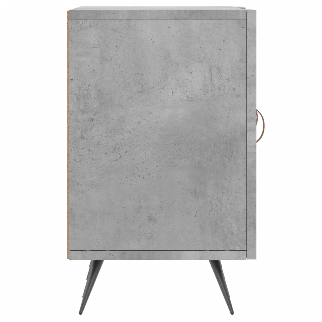 TV-Schrank Betongrau 150x30x50 cm Holzwerkstoff