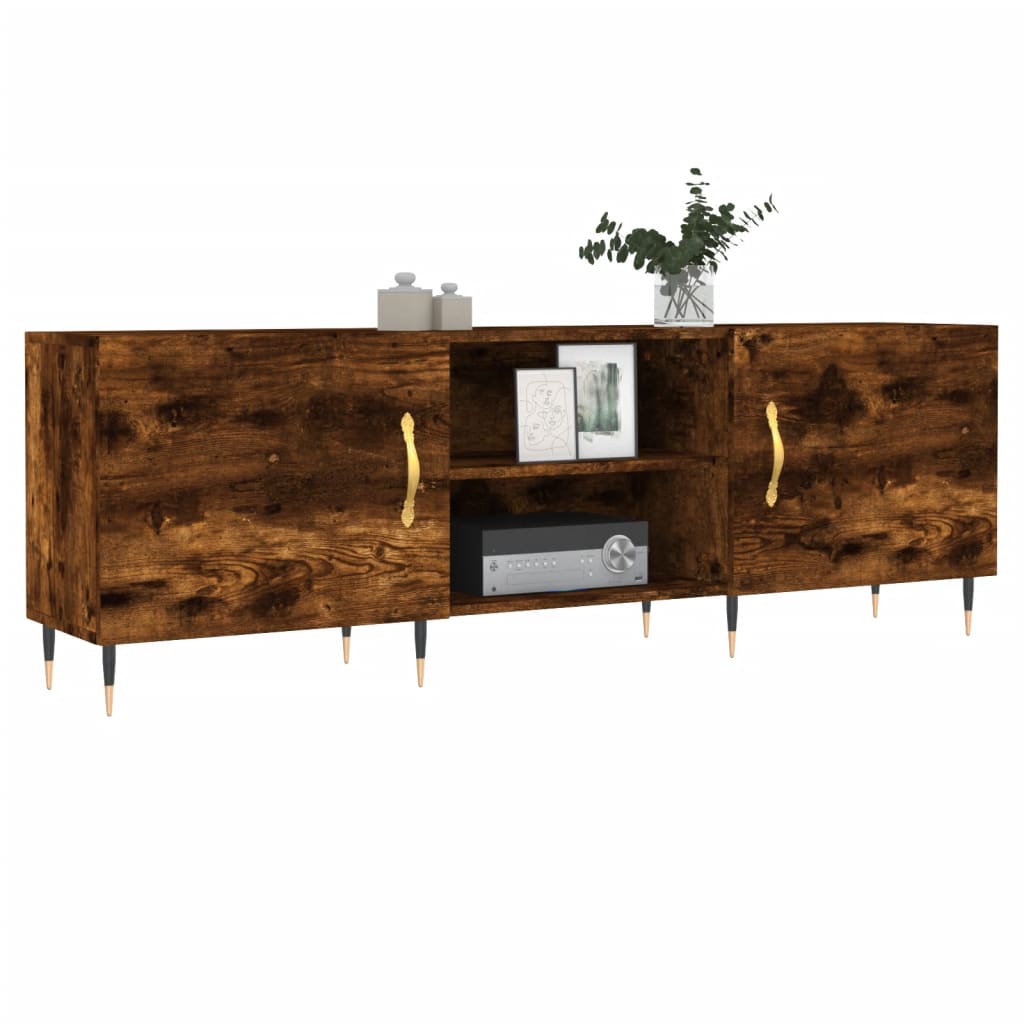TV-Schrank Räuchereiche 150x30x50 cm Holzwerkstoff