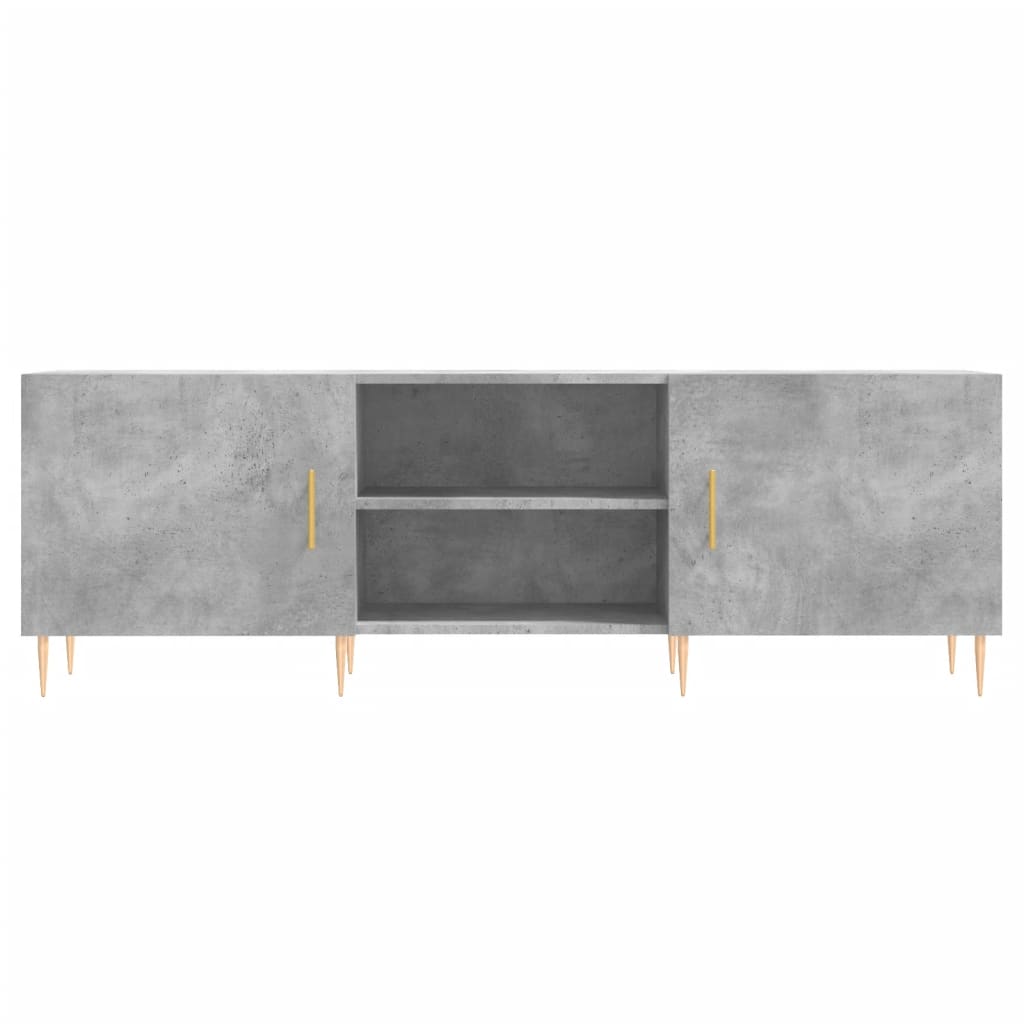 TV-Schrank Betongrau 150x30x50 cm Holzwerkstoff