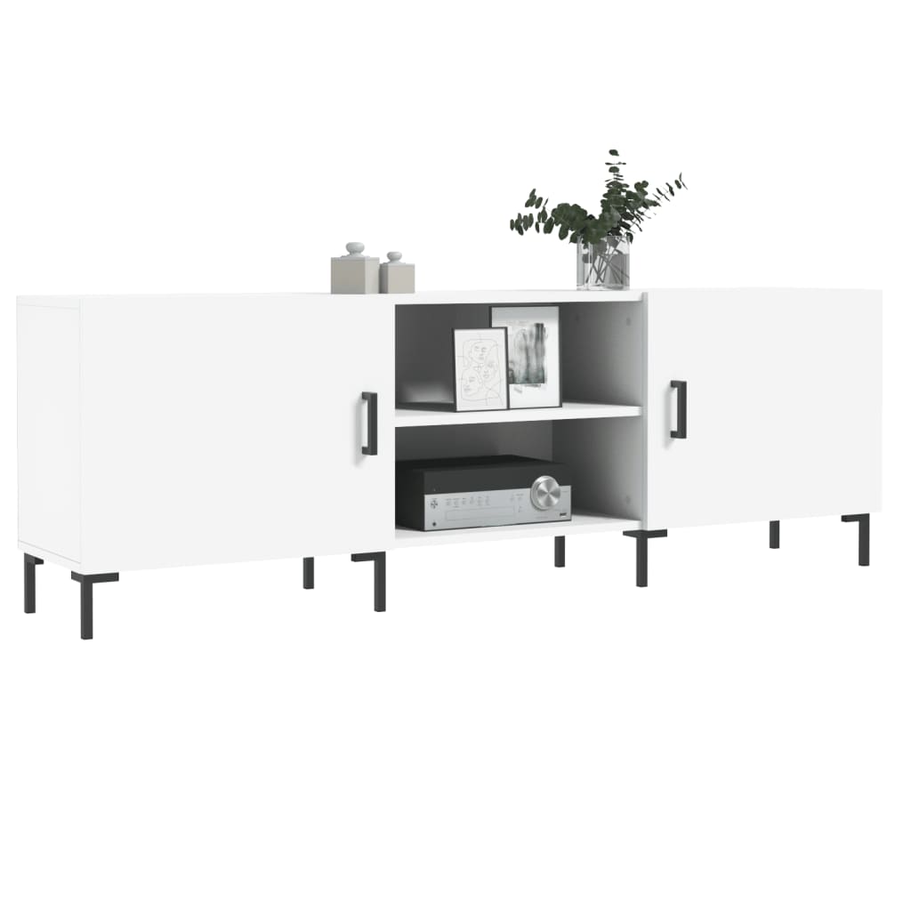 TV-Schrank Weiß 150x30x50 cm Holzwerkstoff