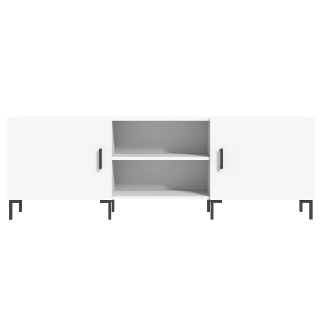 TV-Schrank Weiß 150x30x50 cm Holzwerkstoff
