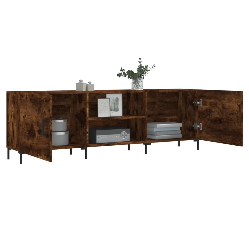 TV-Schrank Räuchereiche 150x30x50 cm Holzwerkstoff