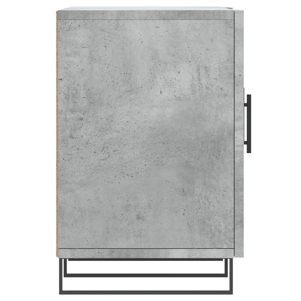 TV-Schrank Betongrau 150x30x50 cm Holzwerkstoff