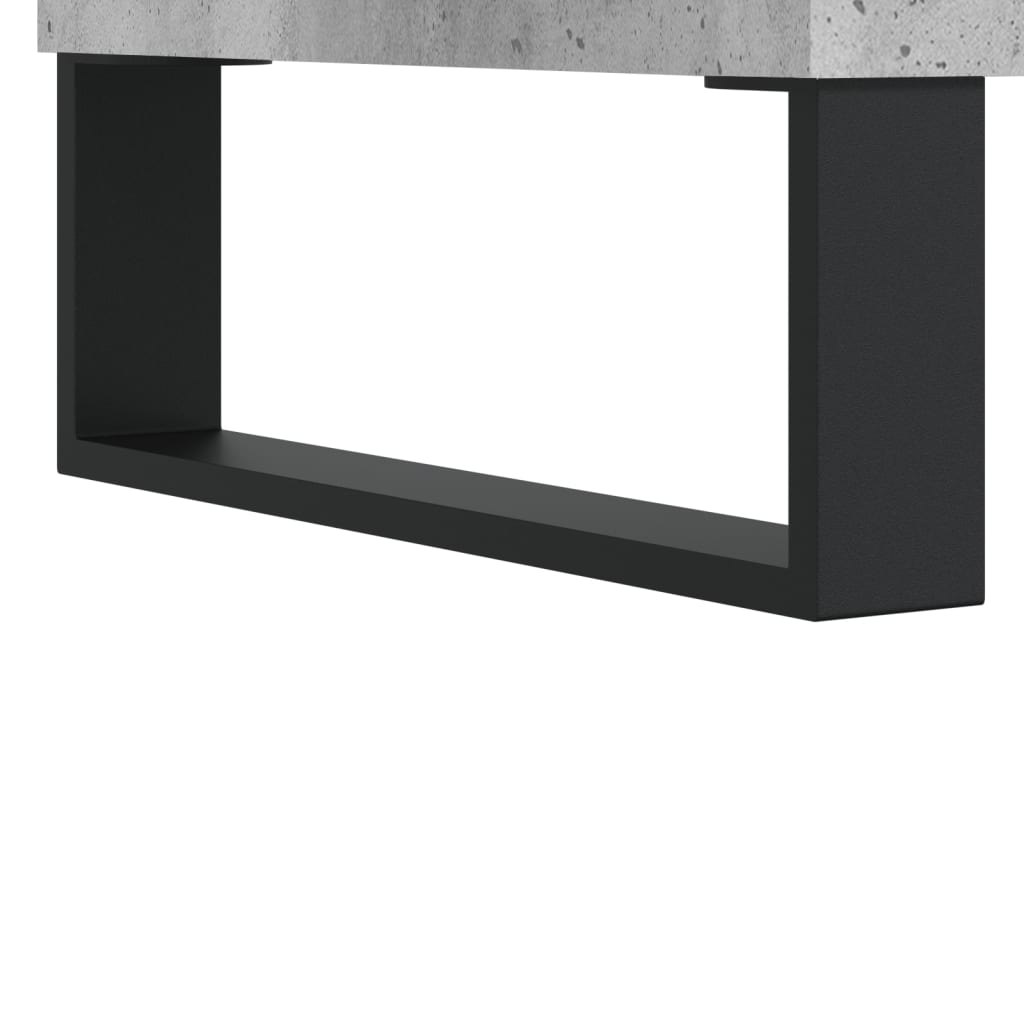 TV-Schrank Betongrau 150x30x50 cm Holzwerkstoff