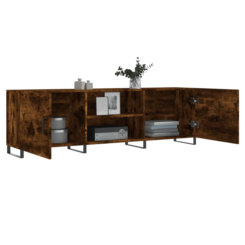 TV-Schrank Räuchereiche 150x30x50 cm Holzwerkstoff