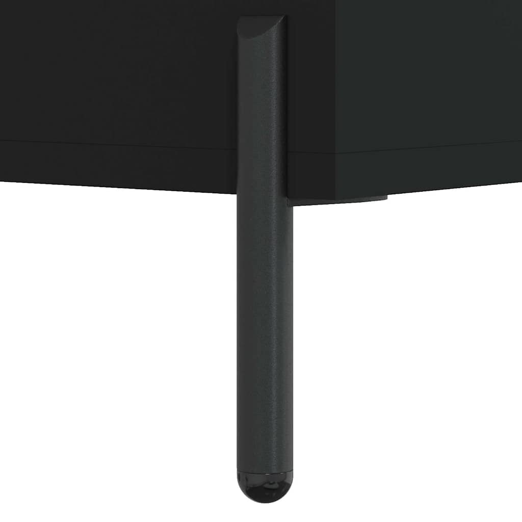Schuhschrank Schwarz 60x35x105 cm Holzwerkstoff