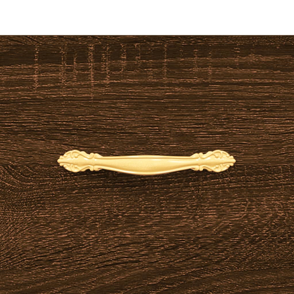 Schuhschrank Braun Eichen-Optik 30x35x105 cm Holzwerkstoff