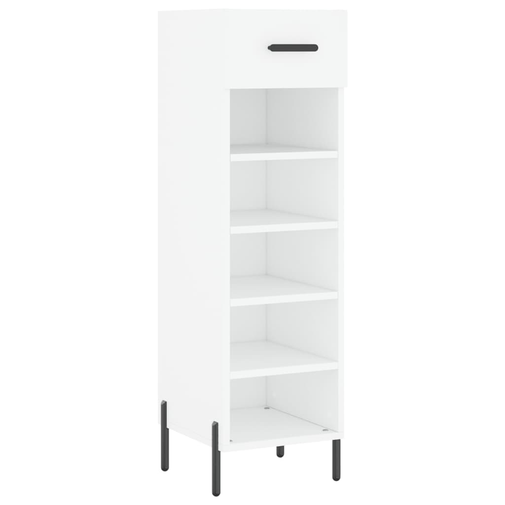 Schuhschrank Weiß 30x35x105 cm Holzwerkstoff