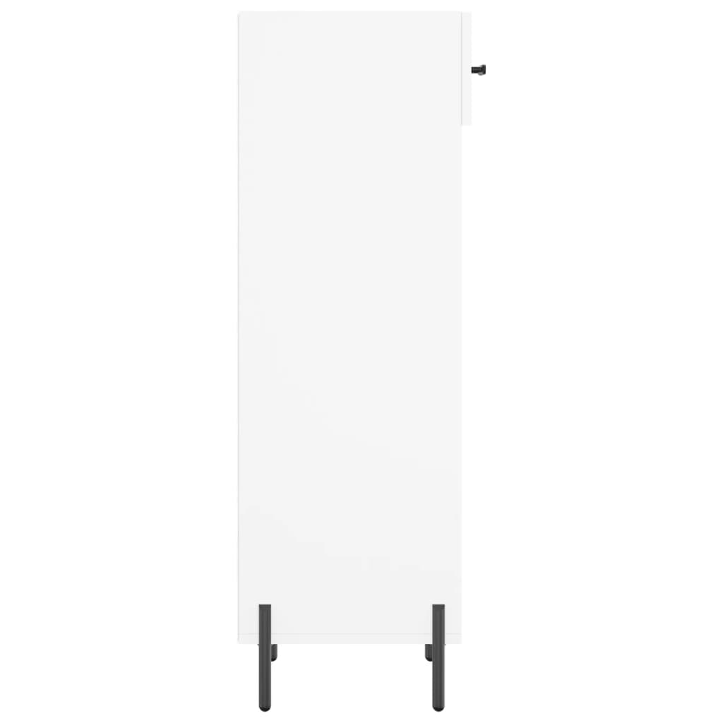 Schuhschrank Weiß 30x35x105 cm Holzwerkstoff