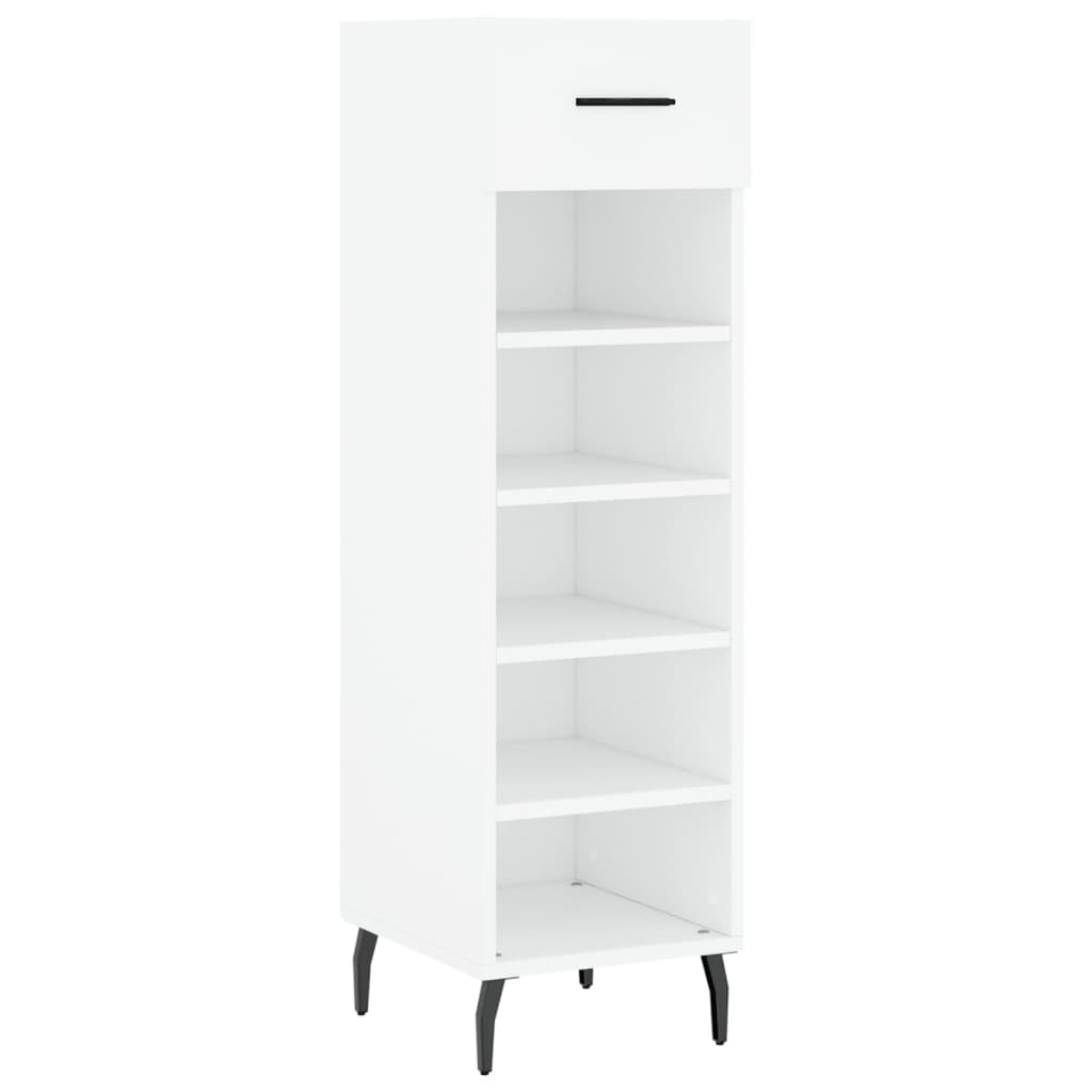 Schuhschrank Weiß 30x35x105 cm Holzwerkstoff