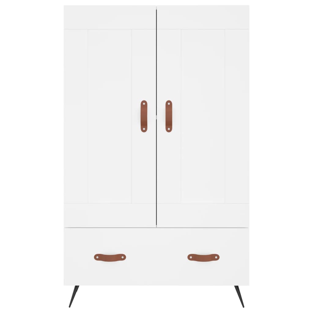 Highboard Weiß 69,5x31x115 cm Holzwerkstoff