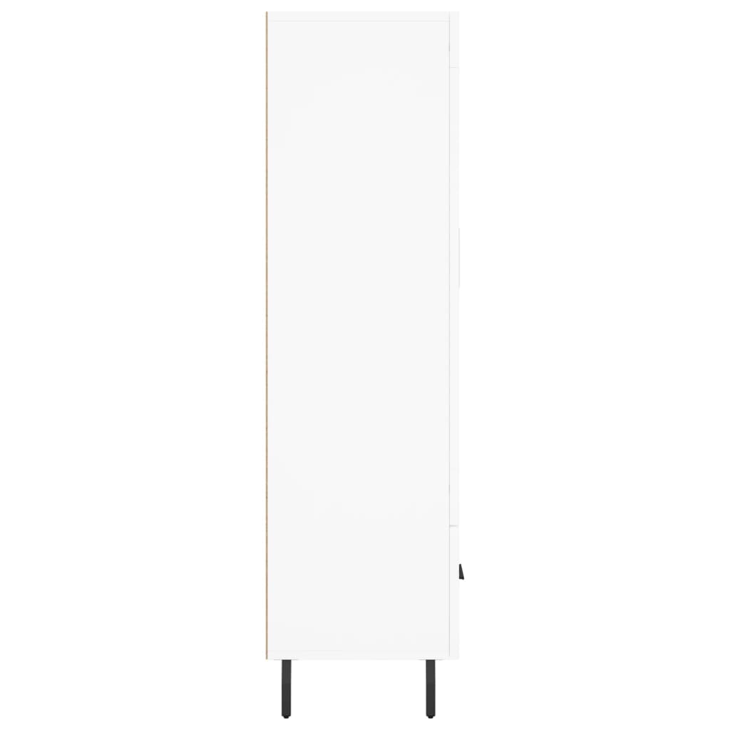 Highboard Weiß 69,5x31x115 cm Holzwerkstoff