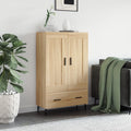 Highboard Sonoma-Eiche 69,5x31x115 cm Holzwerkstoff