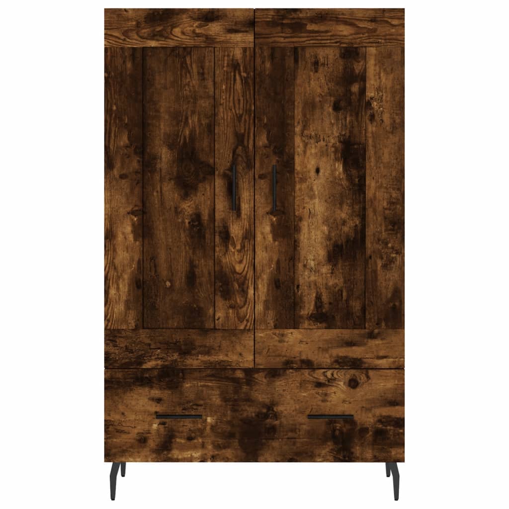 Highboard Räuchereiche 69,5x31x115 cm Holzwerkstoff