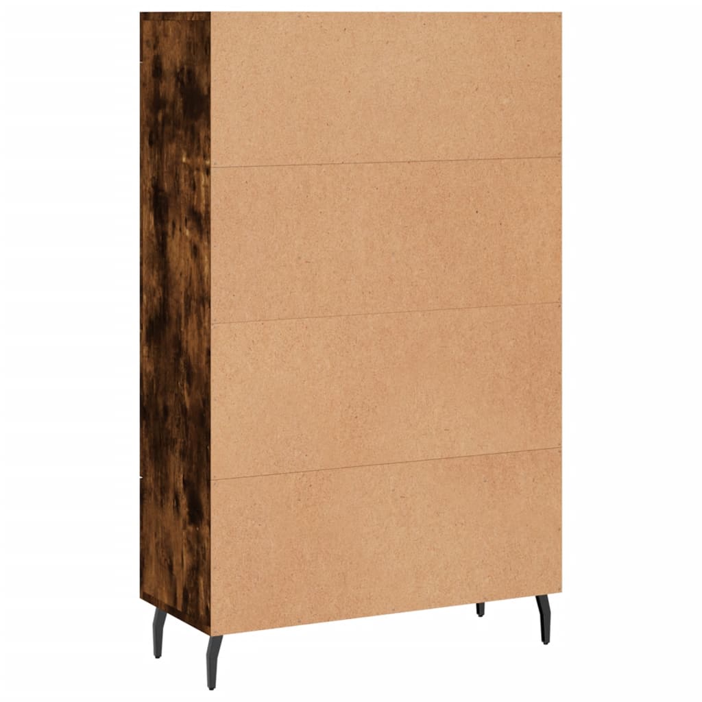 Highboard Räuchereiche 69,5x31x115 cm Holzwerkstoff