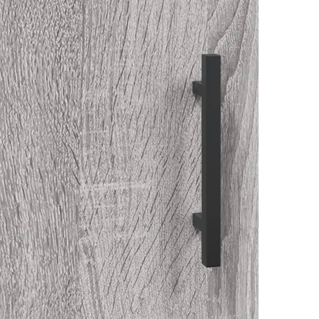 Highboard Grau Sonoma 69,5x31x115 cm Holzwerkstoff