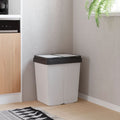 Duo Mülleimer Weiß 2x25 L