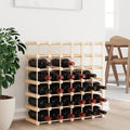 Weinregal für 42 Flaschen 68,5x23x68,5 cm Massivholz Kiefer