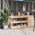 Outdoor-Küchenschrank MEPPEL 106x55x64 cm Massivholz Kiefer