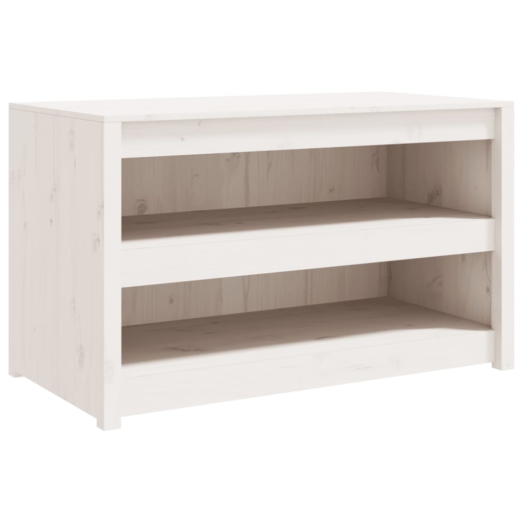 Outdoor-Küchenschrank MEPPEL Weiß 106x55x64 cm Massivholz Kiefer