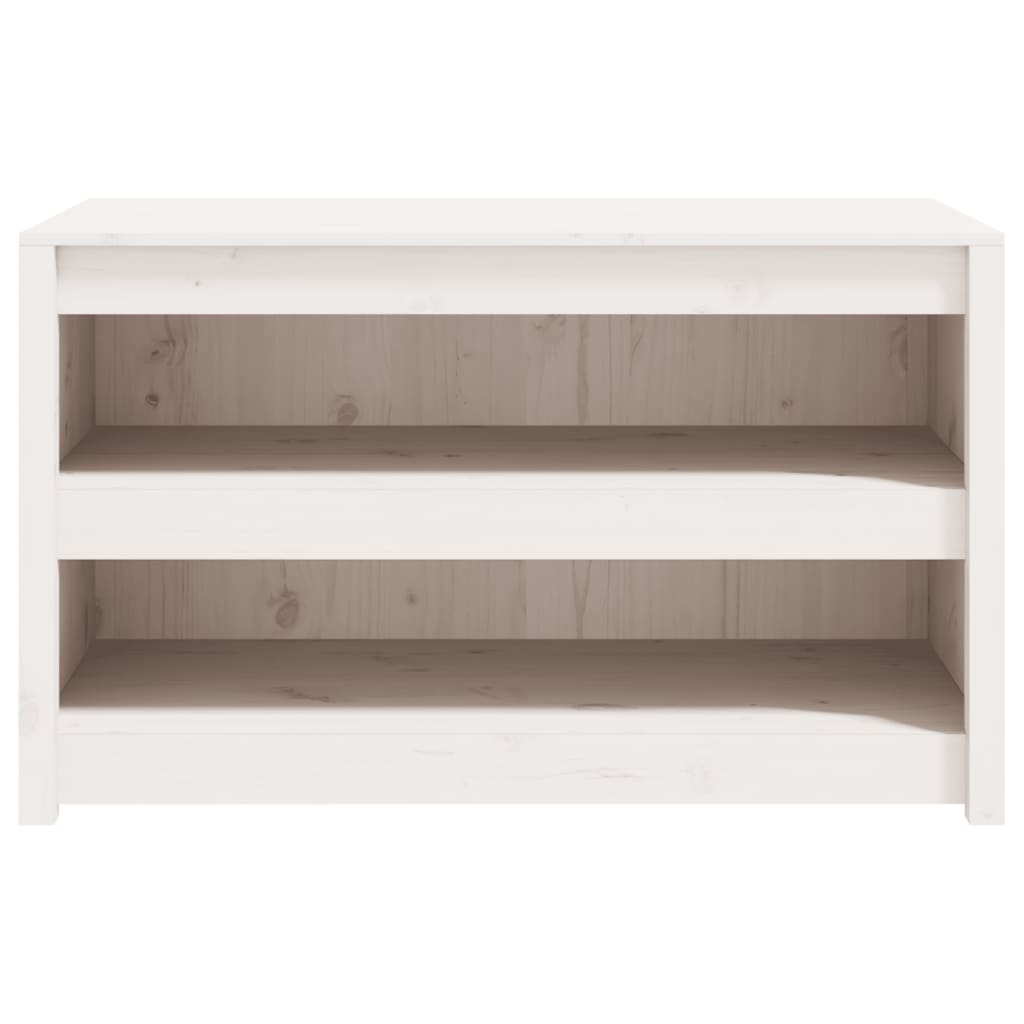 Outdoor-Küchenschrank MEPPEL Weiß 106x55x64 cm Massivholz Kiefer