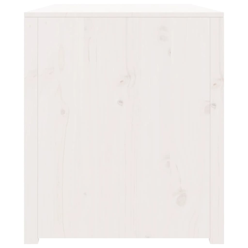 Outdoor-Küchenschrank MEPPEL Weiß 106x55x64 cm Massivholz Kiefer