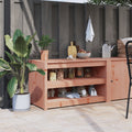 Outdoor-Küchenschrank MEPPEL 106x55x64 cm Massivholz Douglasie