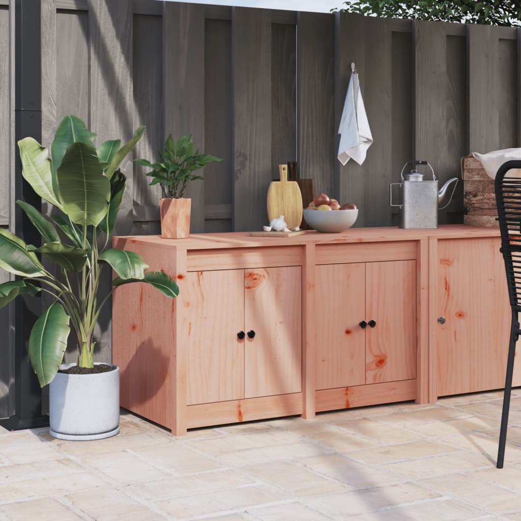 Outdoor-Küchenschrank MEPPEL 106x55x64 cm Massivholz Douglasie