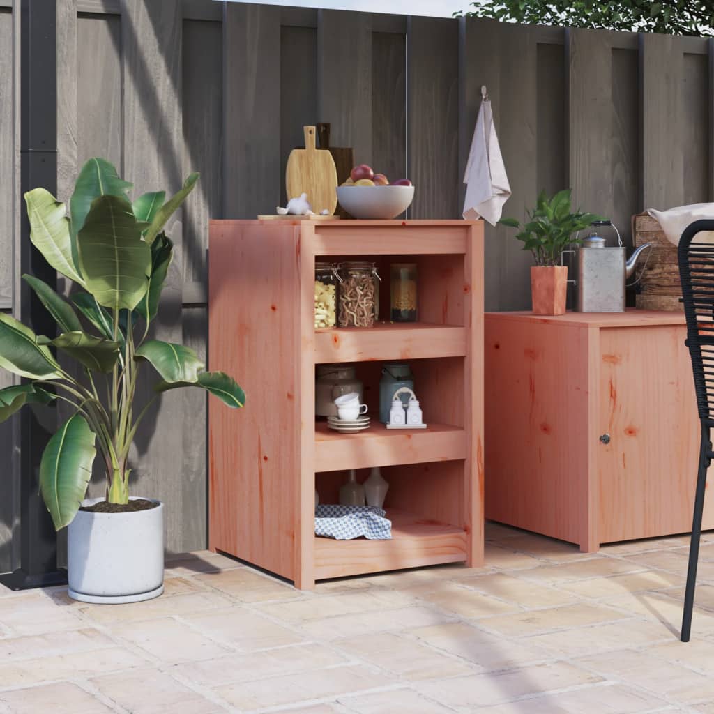 Outdoor-Küchenschrank MEPPEL 55x55x92 cm Massivholz Douglasie